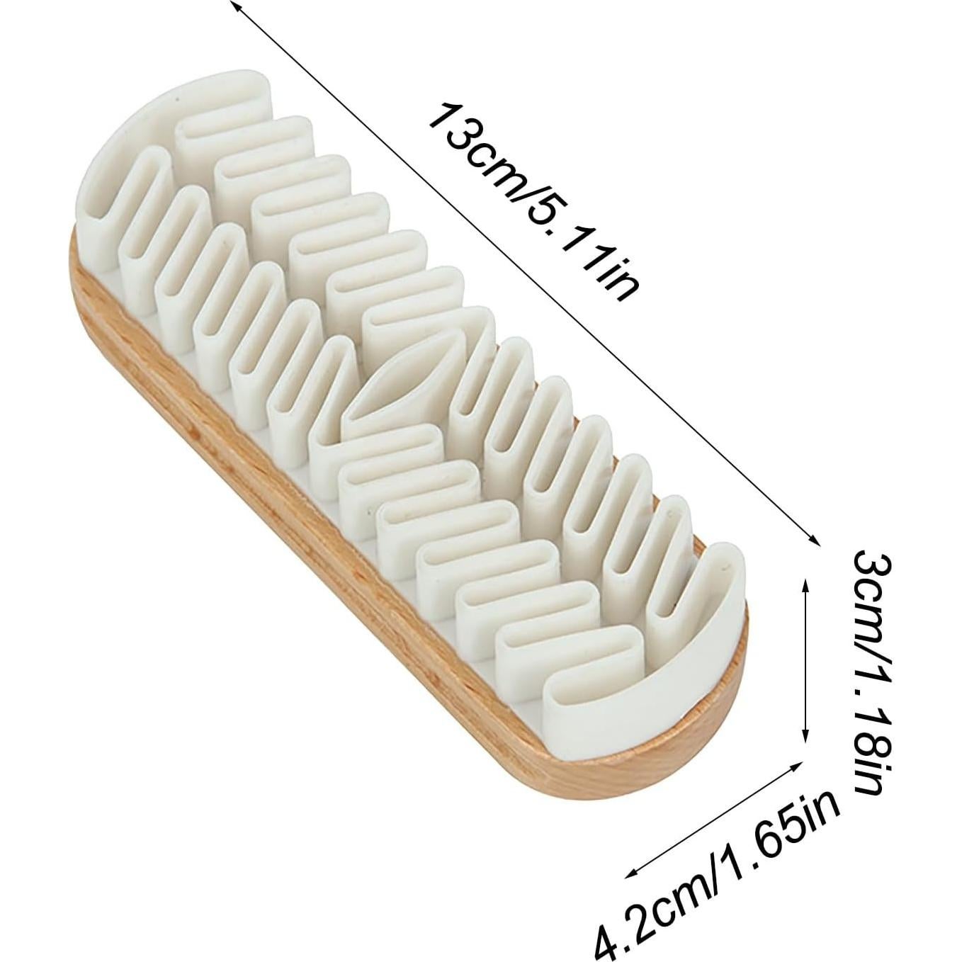 Kit de 2 Cepillos de Ante y Nubuck Genérico 12.7 cm