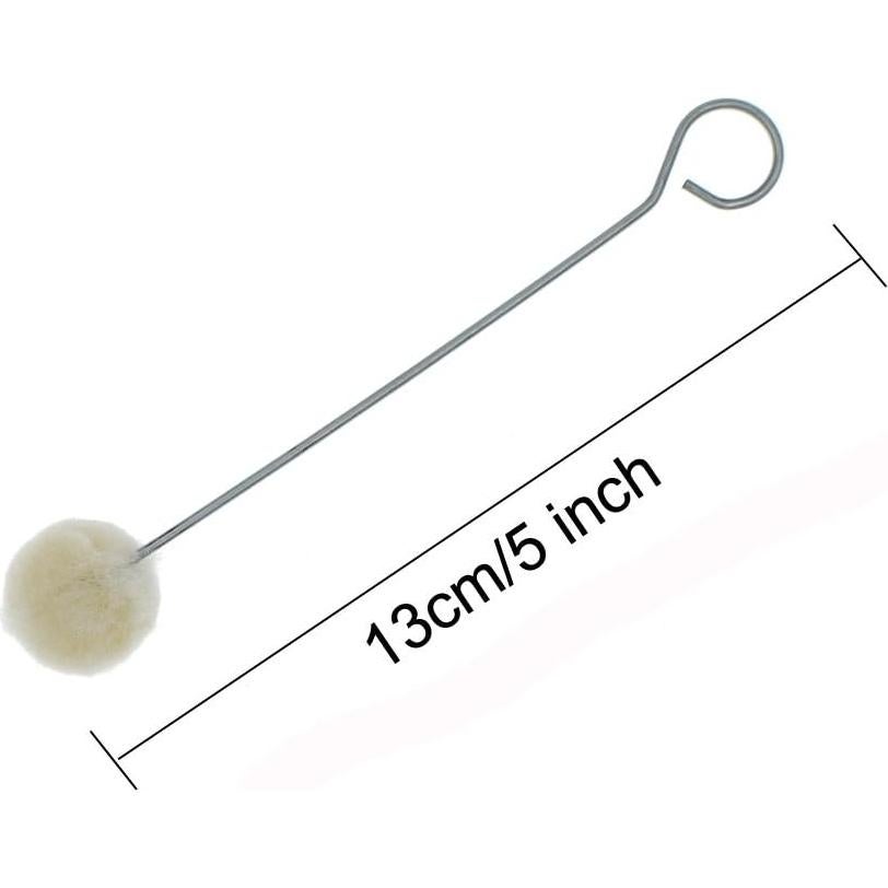 50 Piezas Cepillos de Bola de Lana YOKIND para Teñir y Manualidades