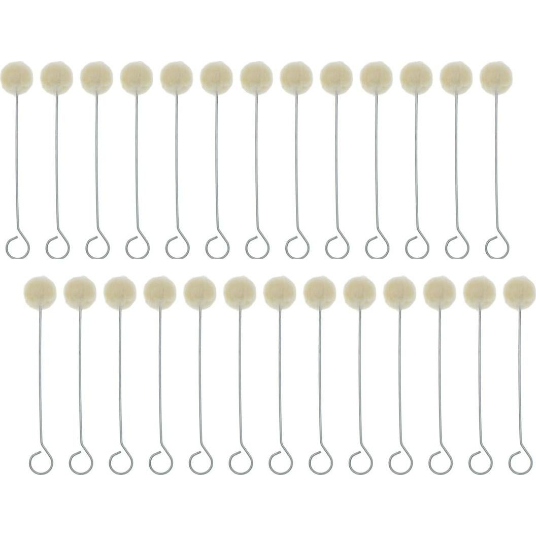 50 Piezas Cepillos de Bola de Lana YOKIND para Teñir y Manualidades