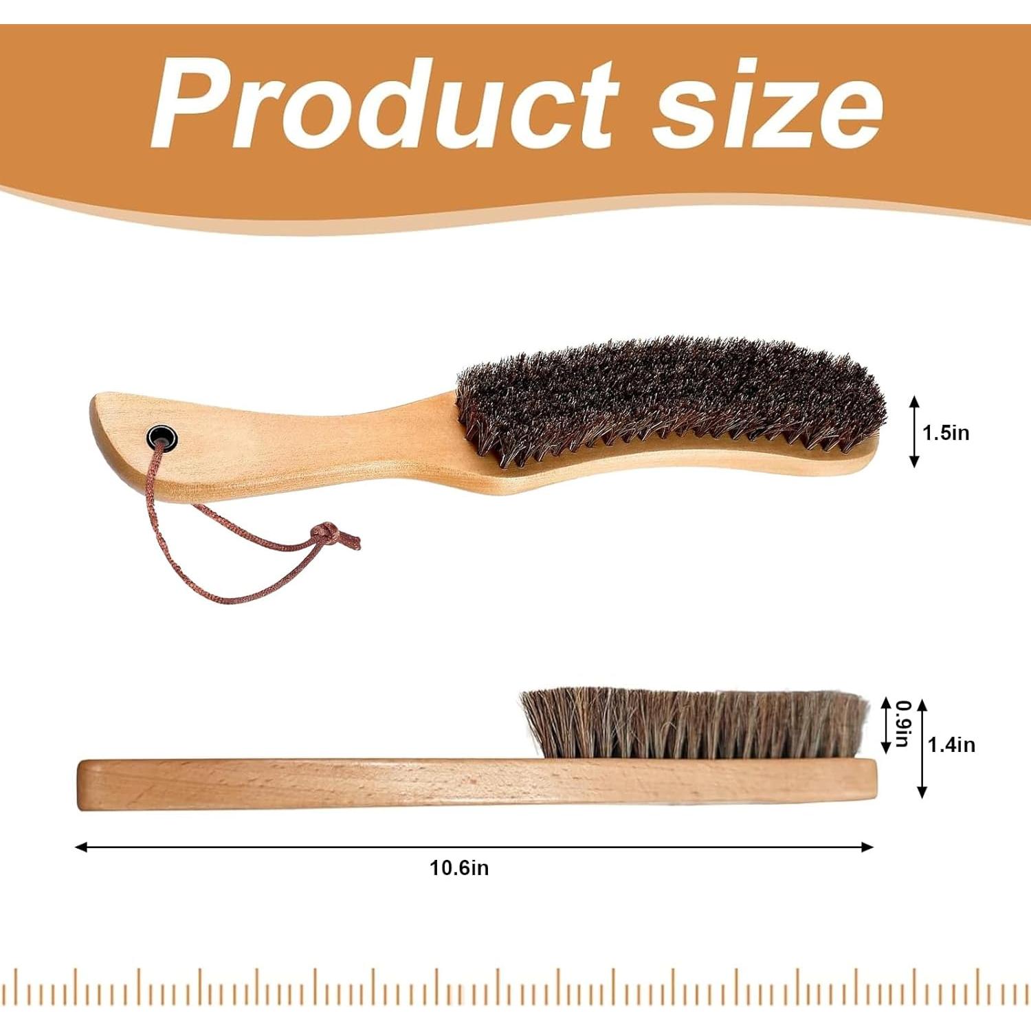 Kit de Cepillos para Sombreros Qixiang CB - Madera y Cerdas Naturales