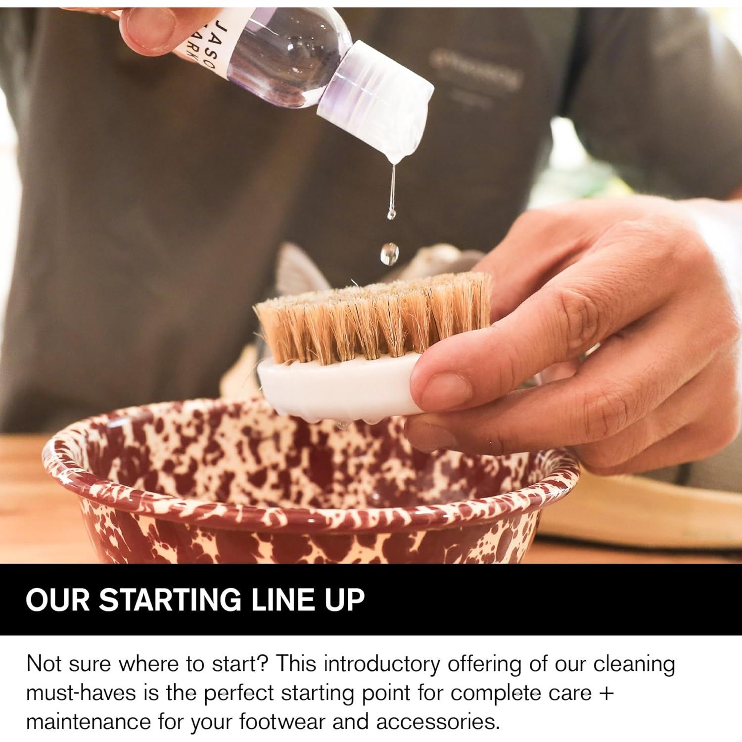 Kit de Limpieza Jason Markk Suede 8 Piezas - Solución y Cepillos