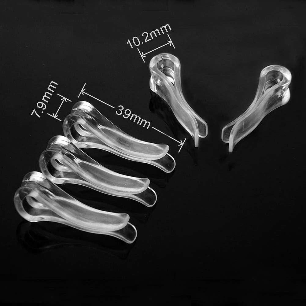 100 Clips de Plástico Transparente en Forma de U Xinjincang