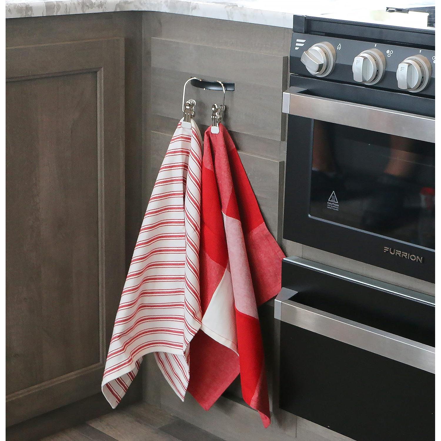 Juego de 5 Ganchos Antideslizantes MAWA para Ropa Negro