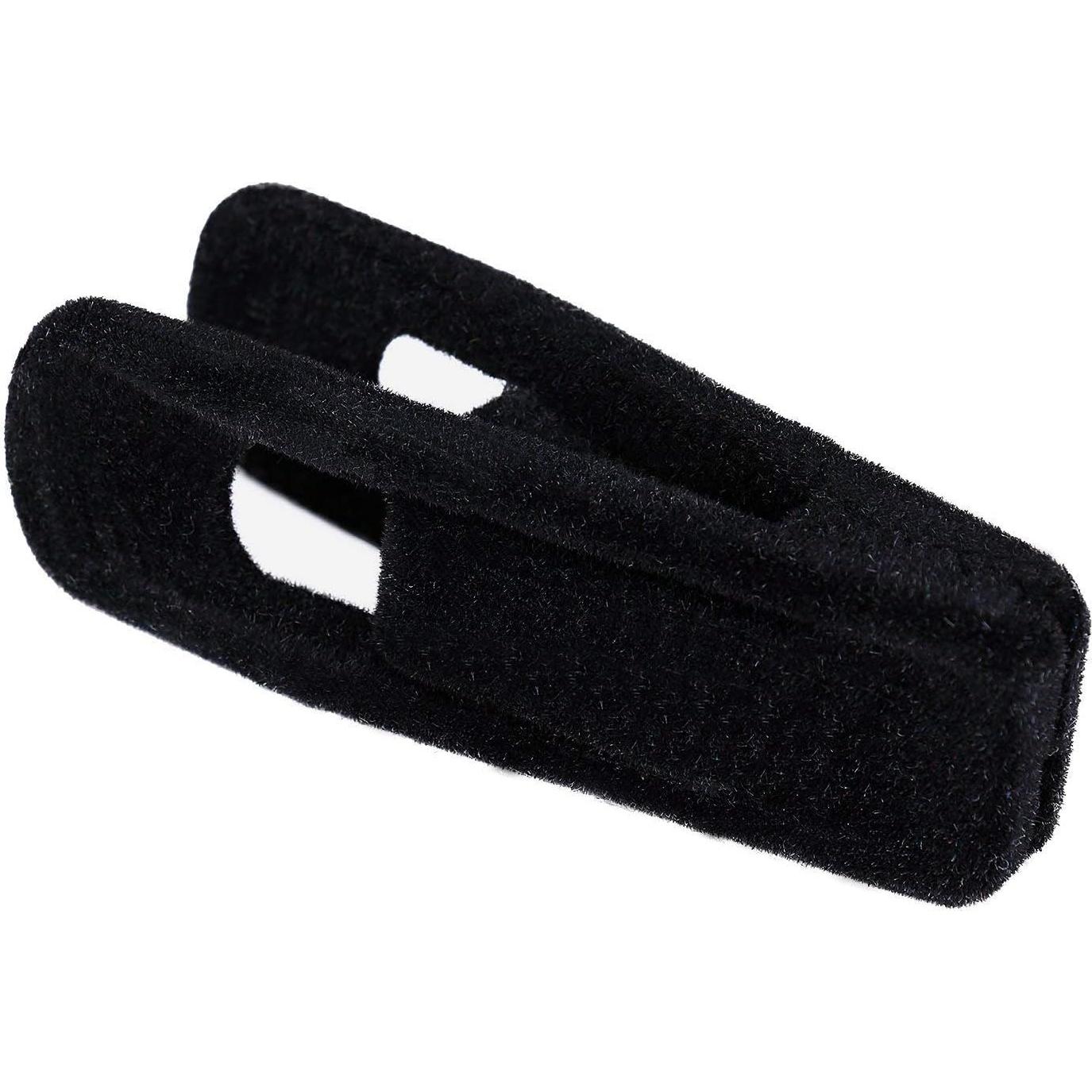 Pinzas de Terciopelo Tinfol 24 Piezas Negras para Ropa