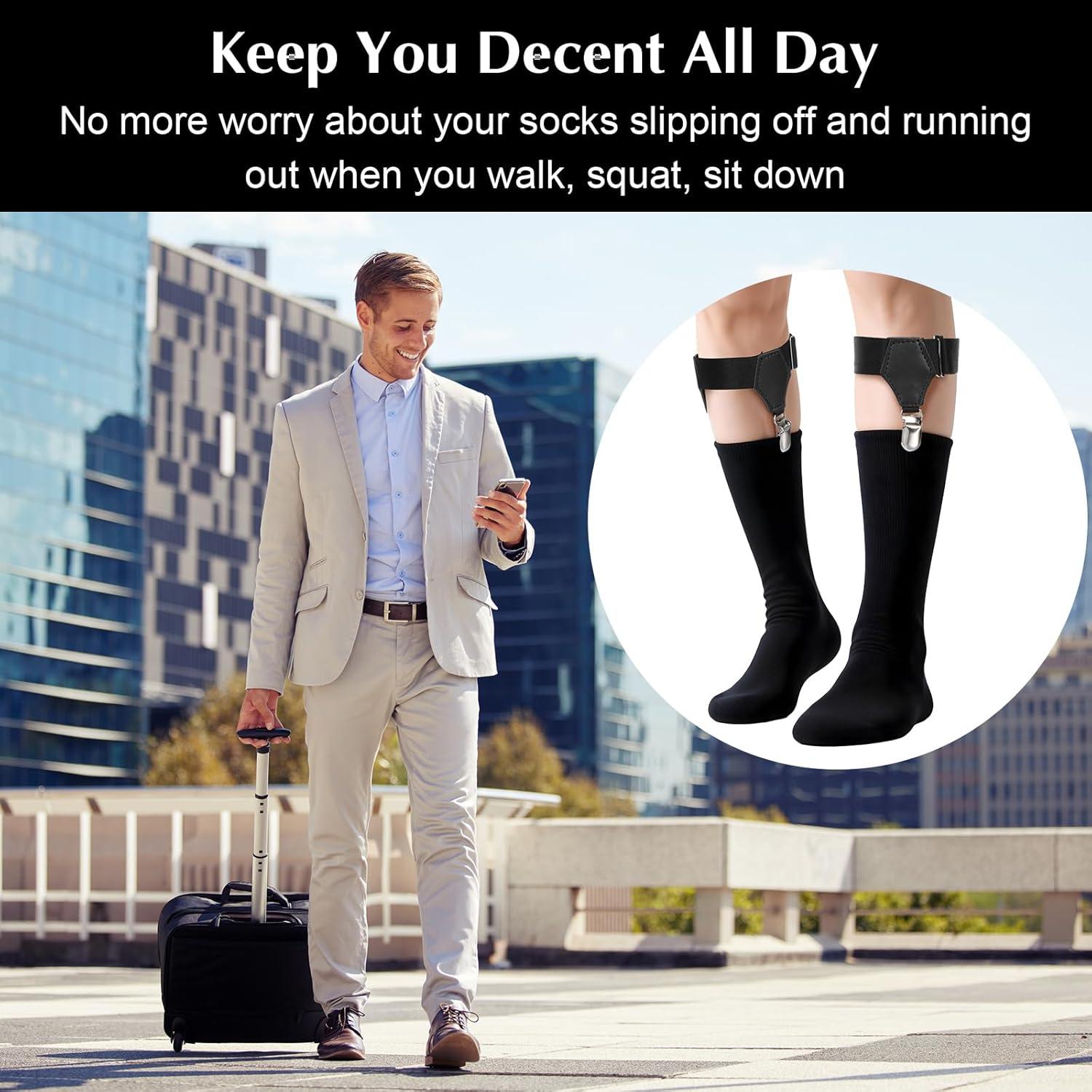 4 Sujetadores de Calcetines Antideslizantes Classicseali