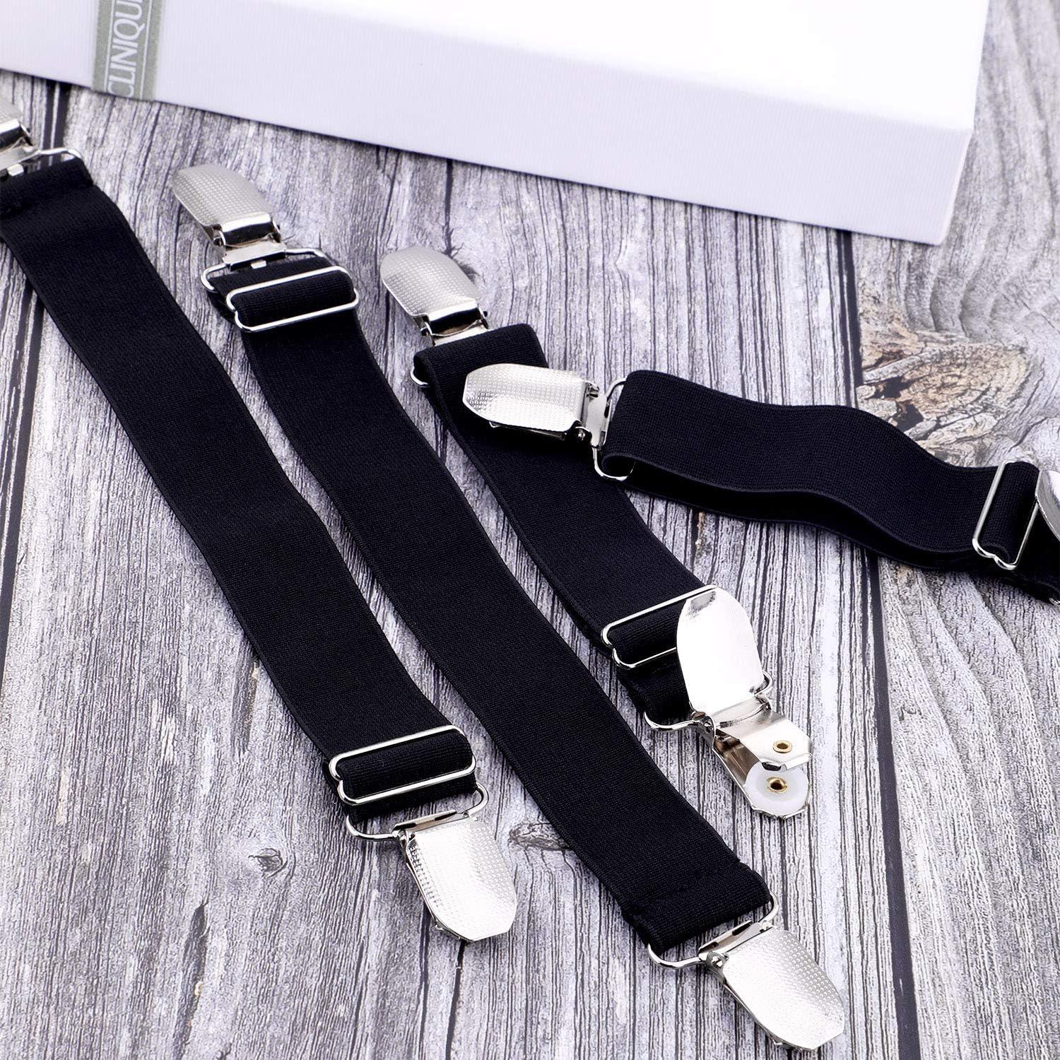 Clips de Garter Boao 8 Pcs Ajustables para Botas y Pantalones