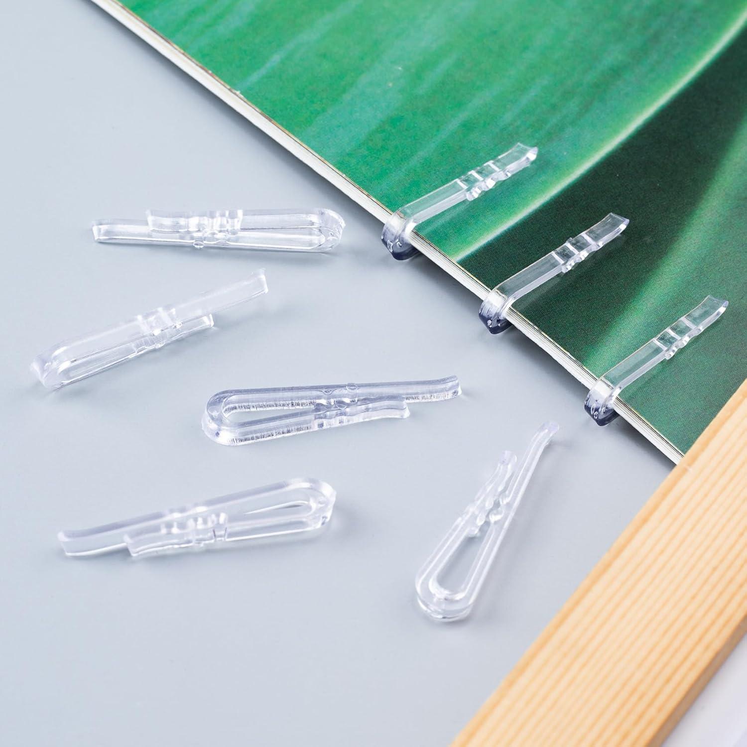 300 Clips de Cocodrilo Transparentes SmallCat - Plástico Premium