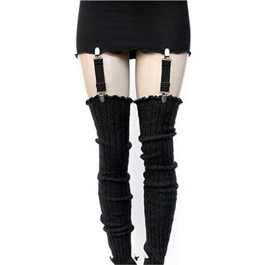 4 Clips Ajustables para Medias VANTOBEST - Estilo I Negro