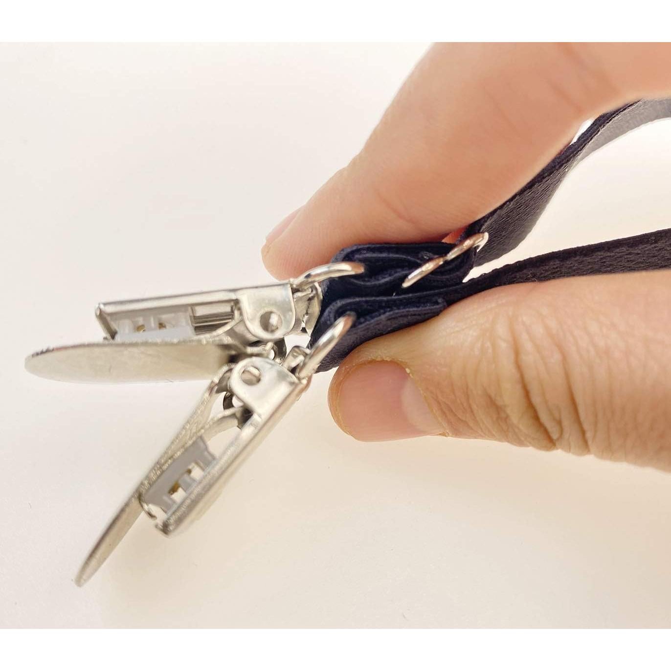 4 Clips Ajustables para Medias VANTOBEST - Estilo I Negro