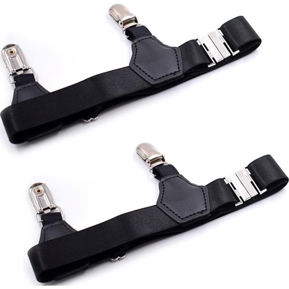 Sujetadores de Calcetines Ajustables UUYYEO 2 Pcs Antideslizantes