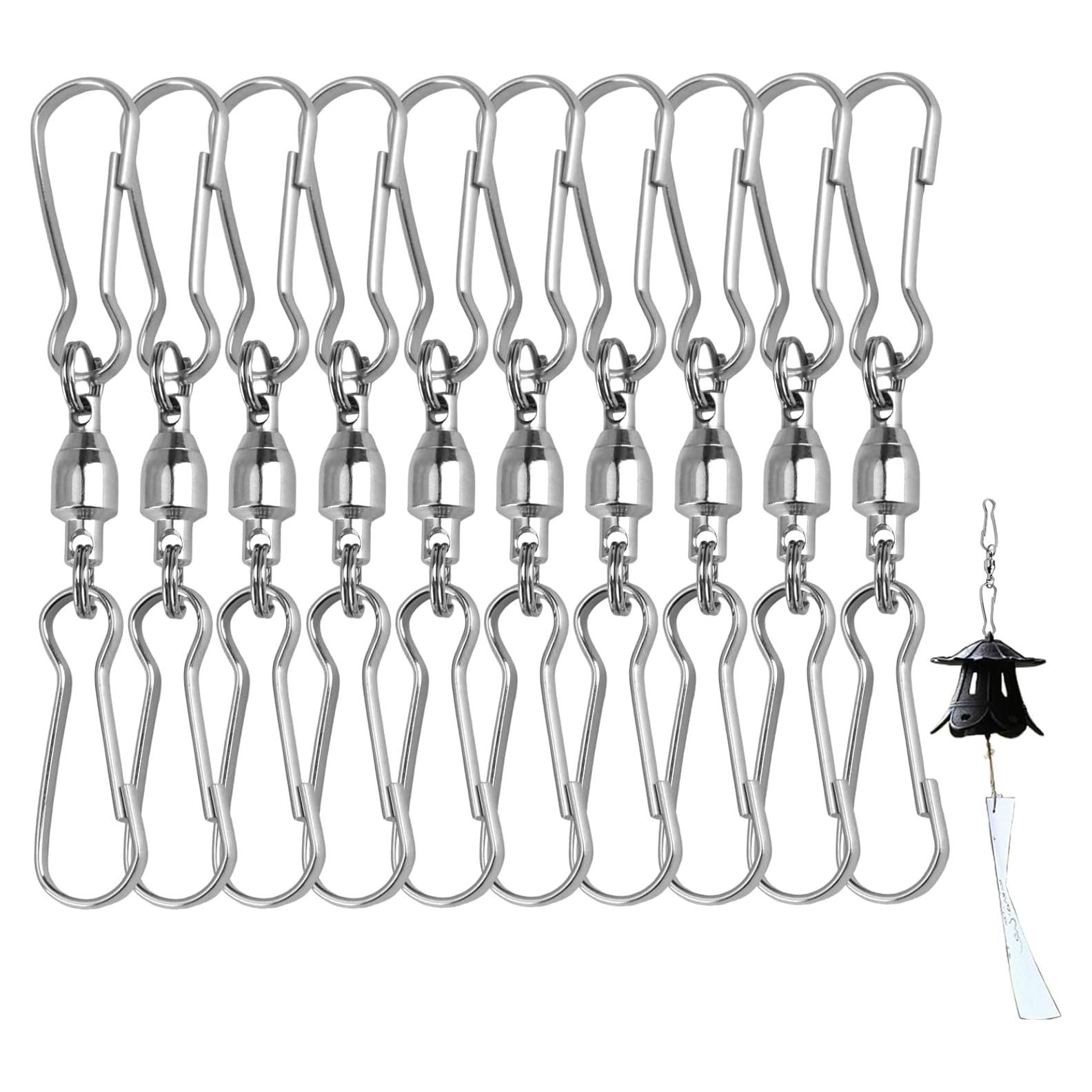 Ganchos Giratorios Aesnoun 360° Acero Inoxidable 5 Pcs