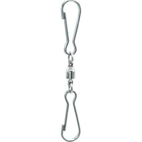 Ganchos Giratorios de Doble Clip LGEGE 20PCS Acero Inoxidable