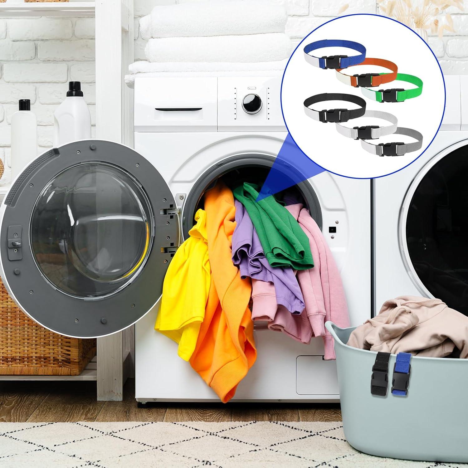 6 Laços de Lavanderia Ajustáveis Skrfren - Organizador de Roupas