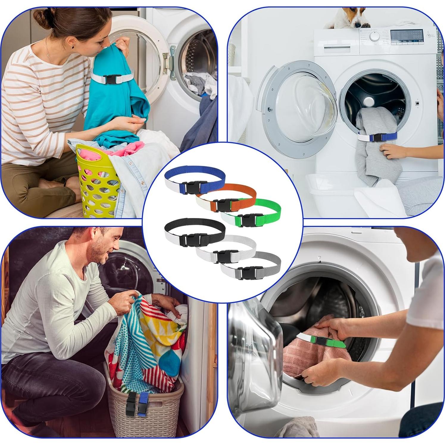 6 Laços de Lavanderia Ajustáveis Skrfren - Organizador de Roupas