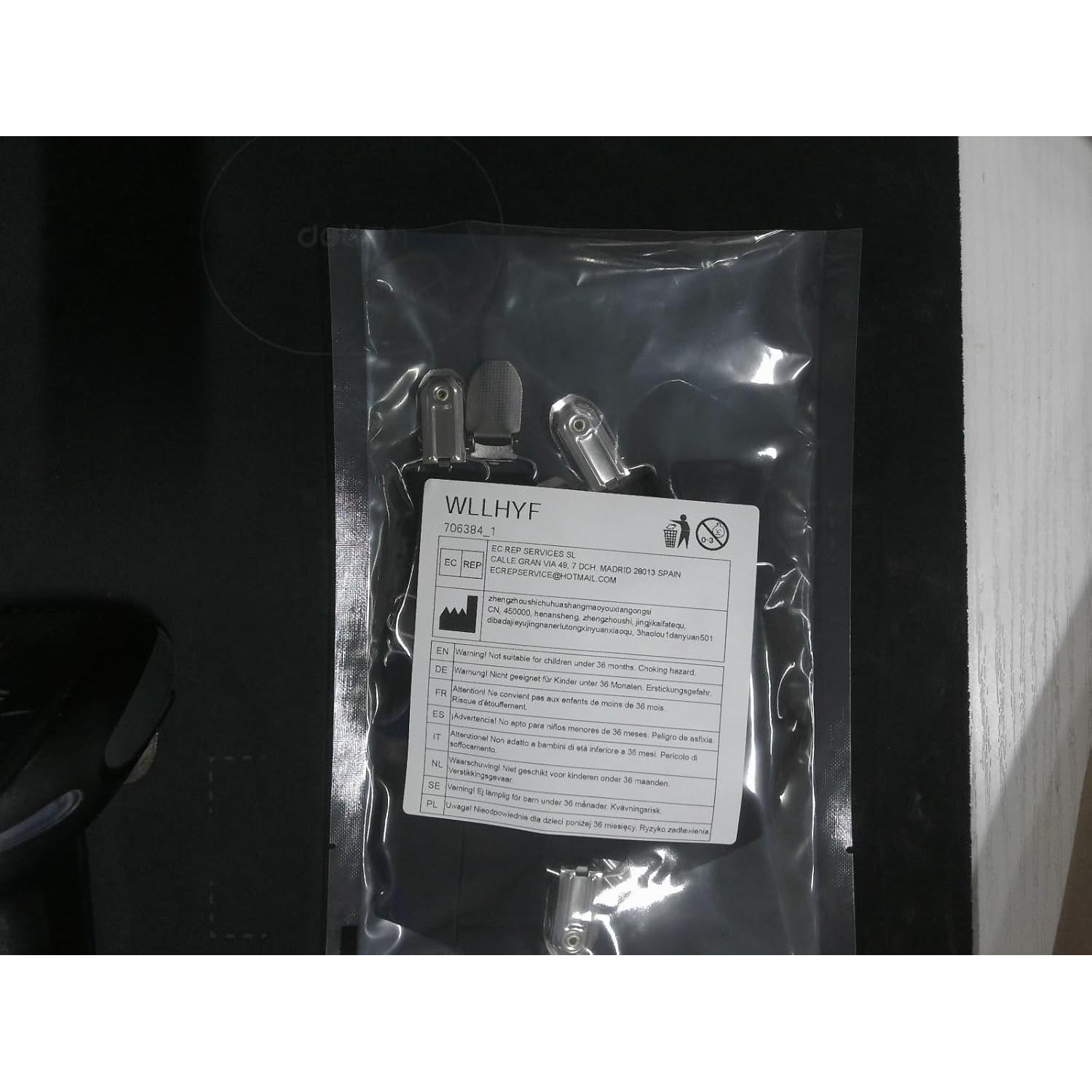 Tirantes Ajustables de Camisa WLLHYF Antideslizantes Negro