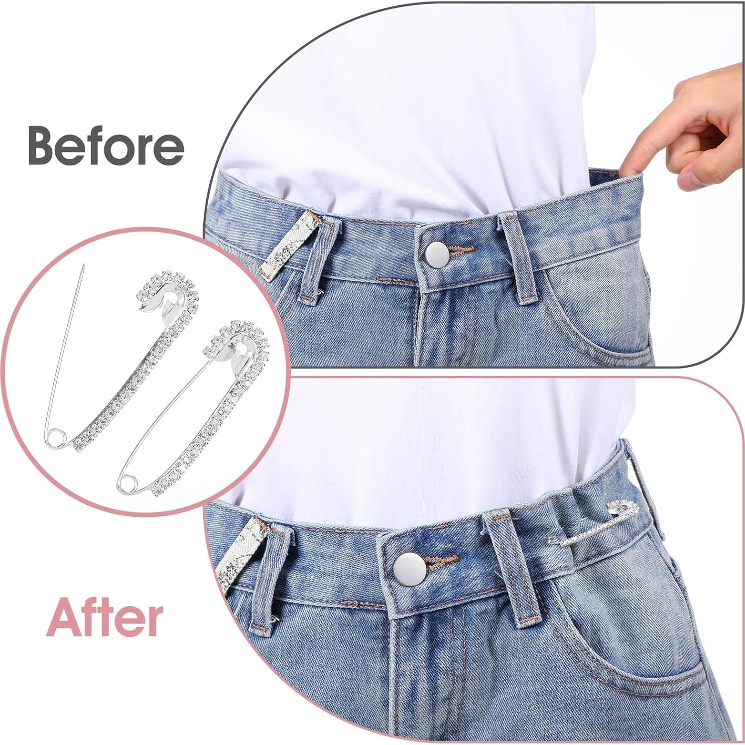 Alfileres de Seguridad con Strass WJIAAA - 15 Pcs Brillantes