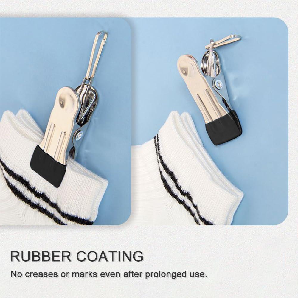 Pinzas Multifuncionales de Acero Inoxidable AW - 30 Unidades Verde Claro