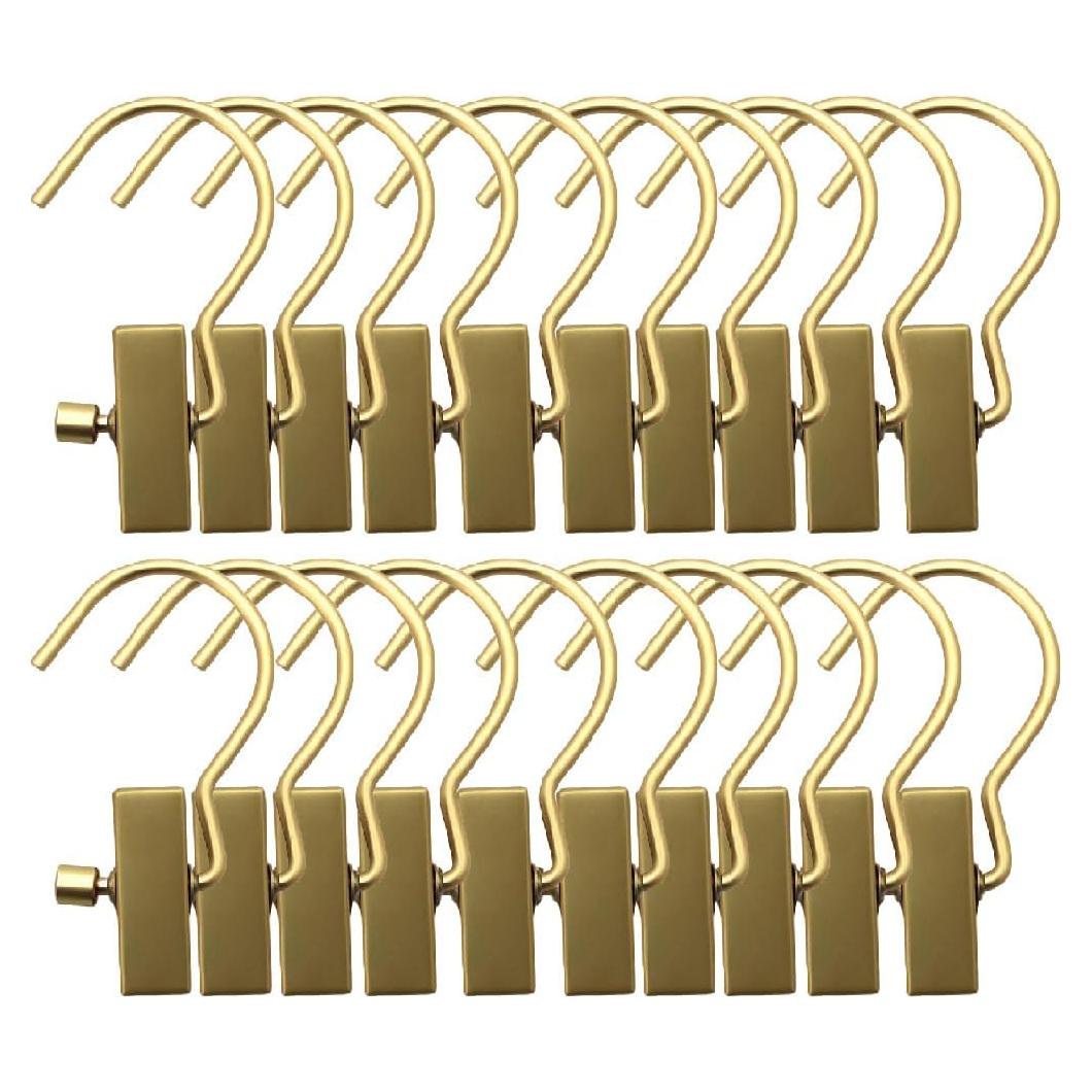 Ganchos para Botas Koobay Dorados 20 Paquete Alta Resistencia