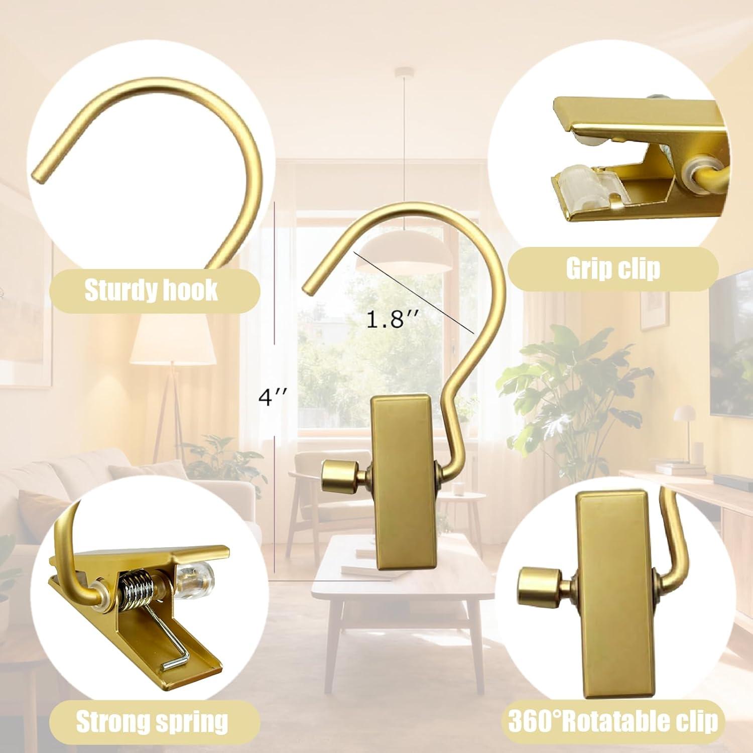 Ganchos para Botas Koobay Dorados 20 Paquete Alta Resistencia