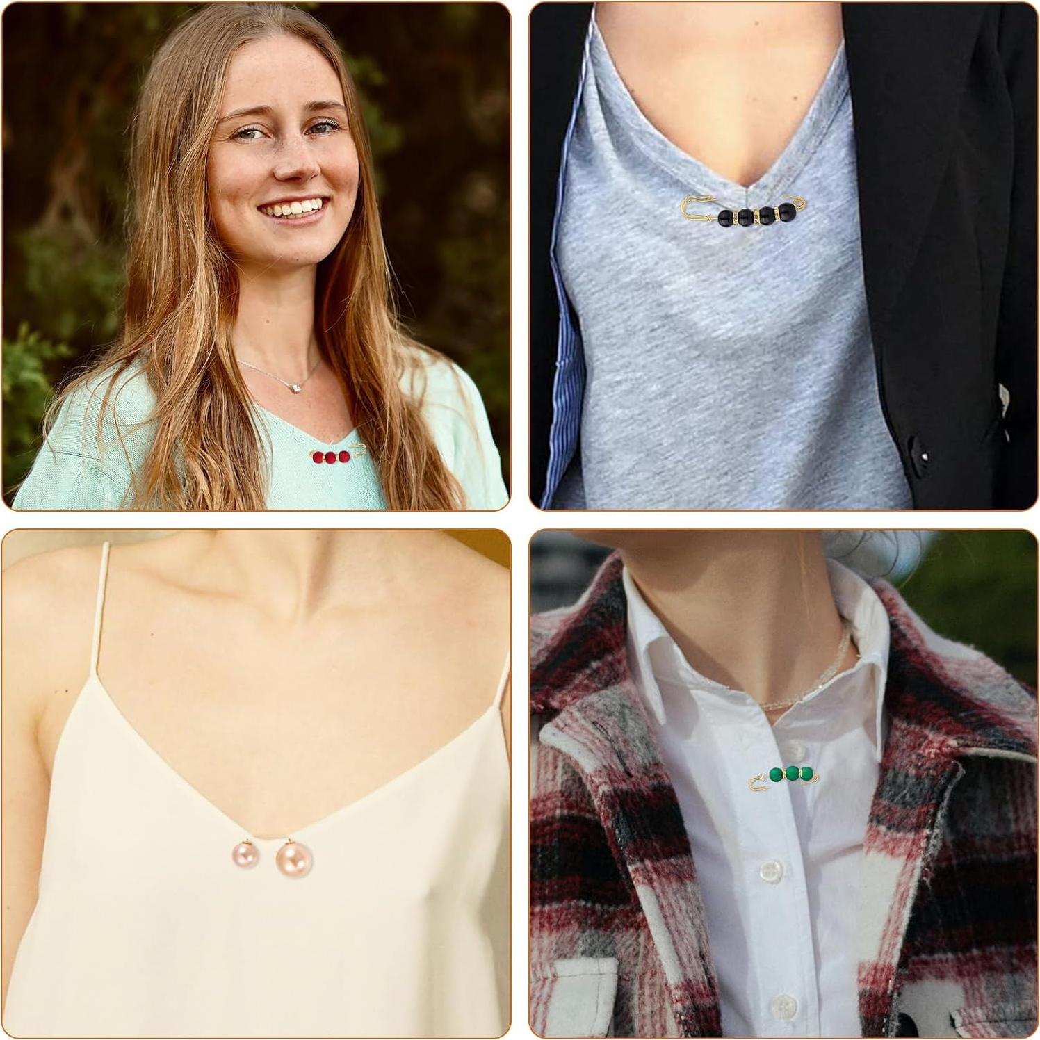 50 Broches y Pines de Metal Multicolor Gosknor para Ropa