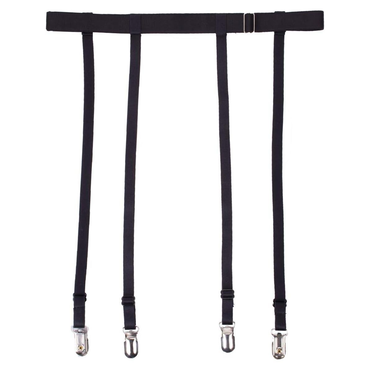 Cinturón Suspensorio Sexy para Medias Altas Mujer - Negro