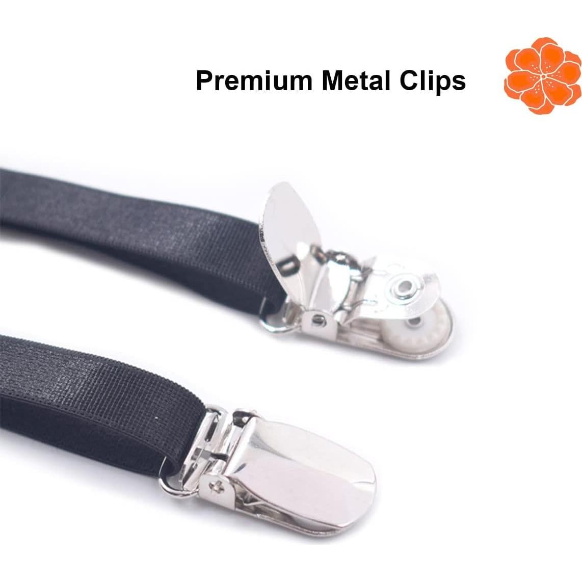 Cinturón Suspensorio Sexy para Medias Altas Mujer - Negro