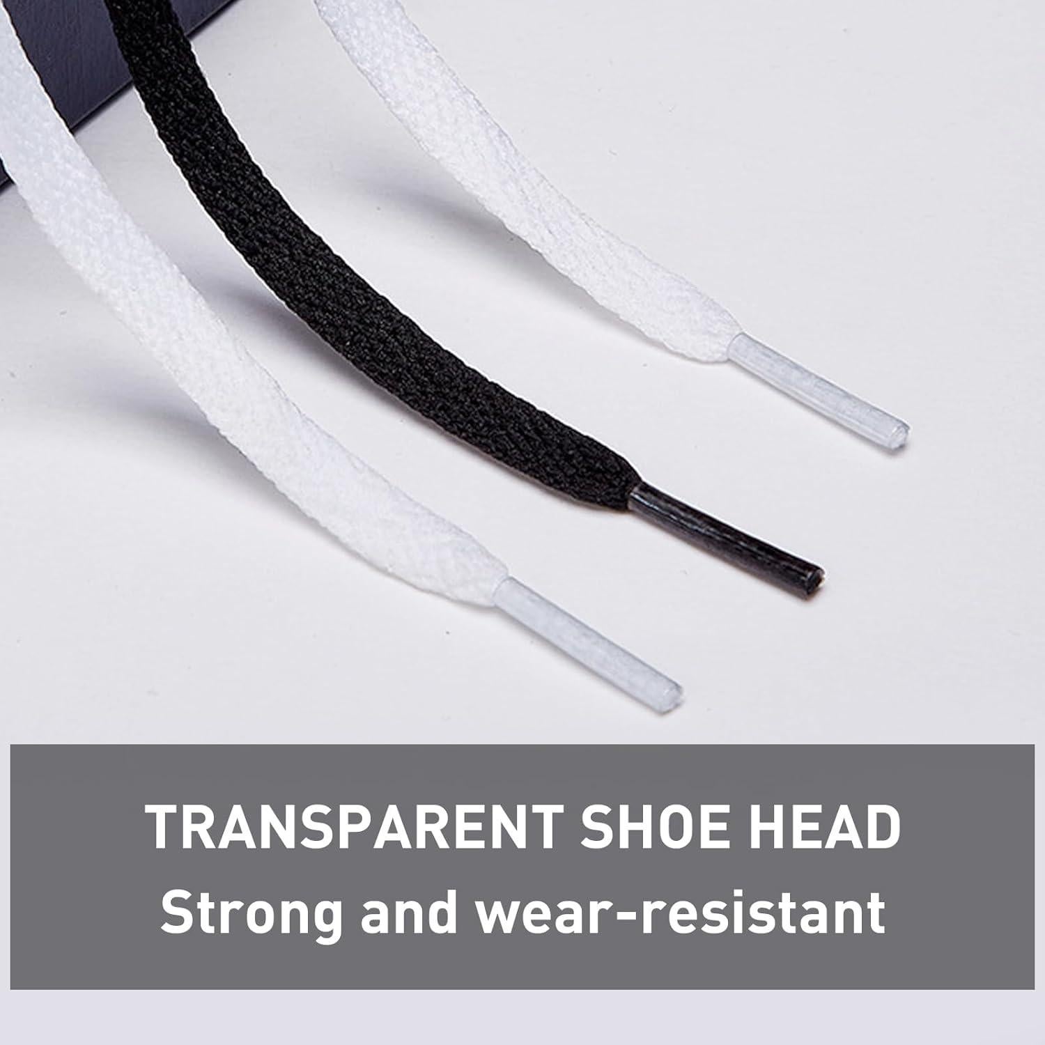 Cintas Planas de Reemplazo UamGlsob 140cm Blancas para Zapatillas