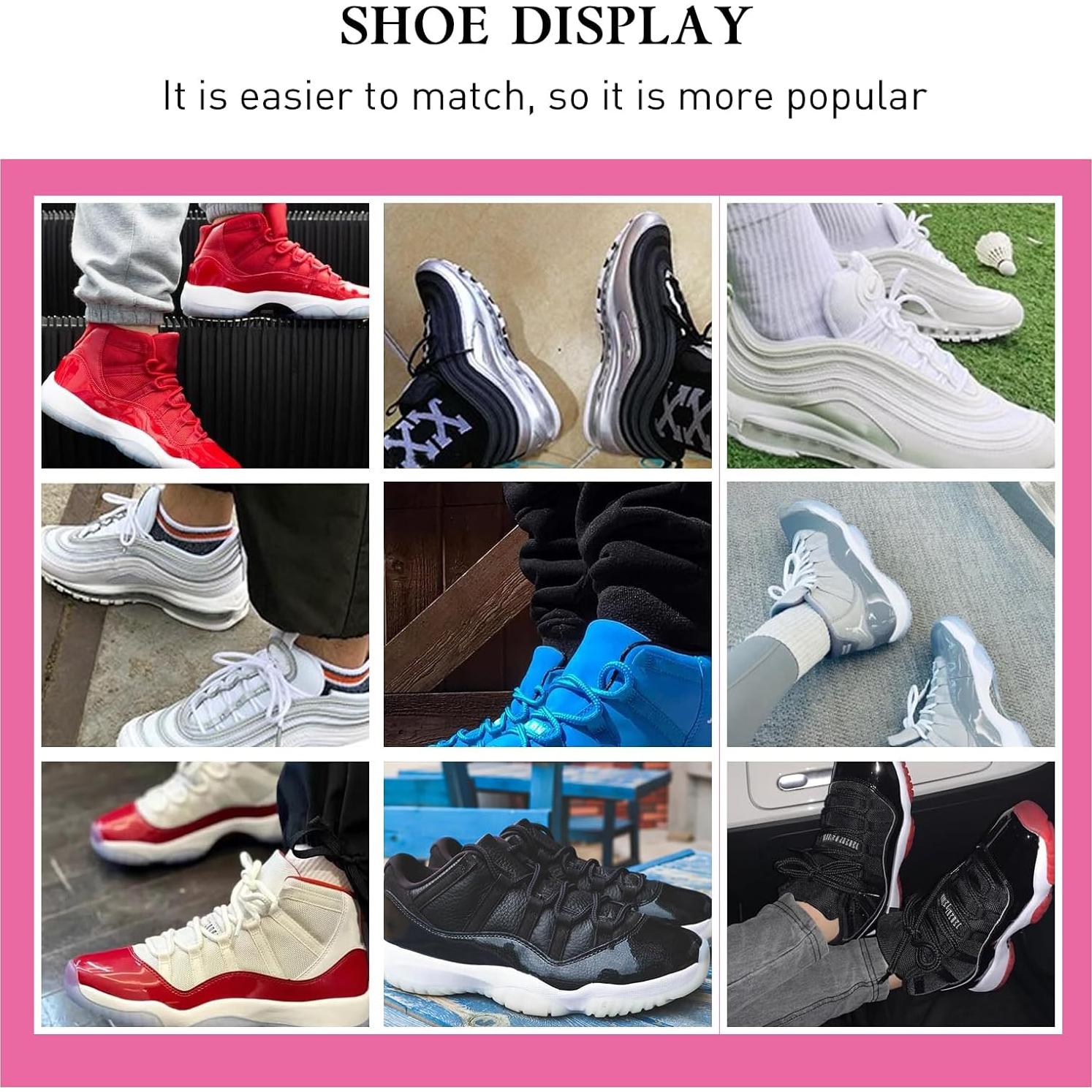 Cuerdas de Reemplazo para Zapatillas Jordan 11 - 140 cm Blancas