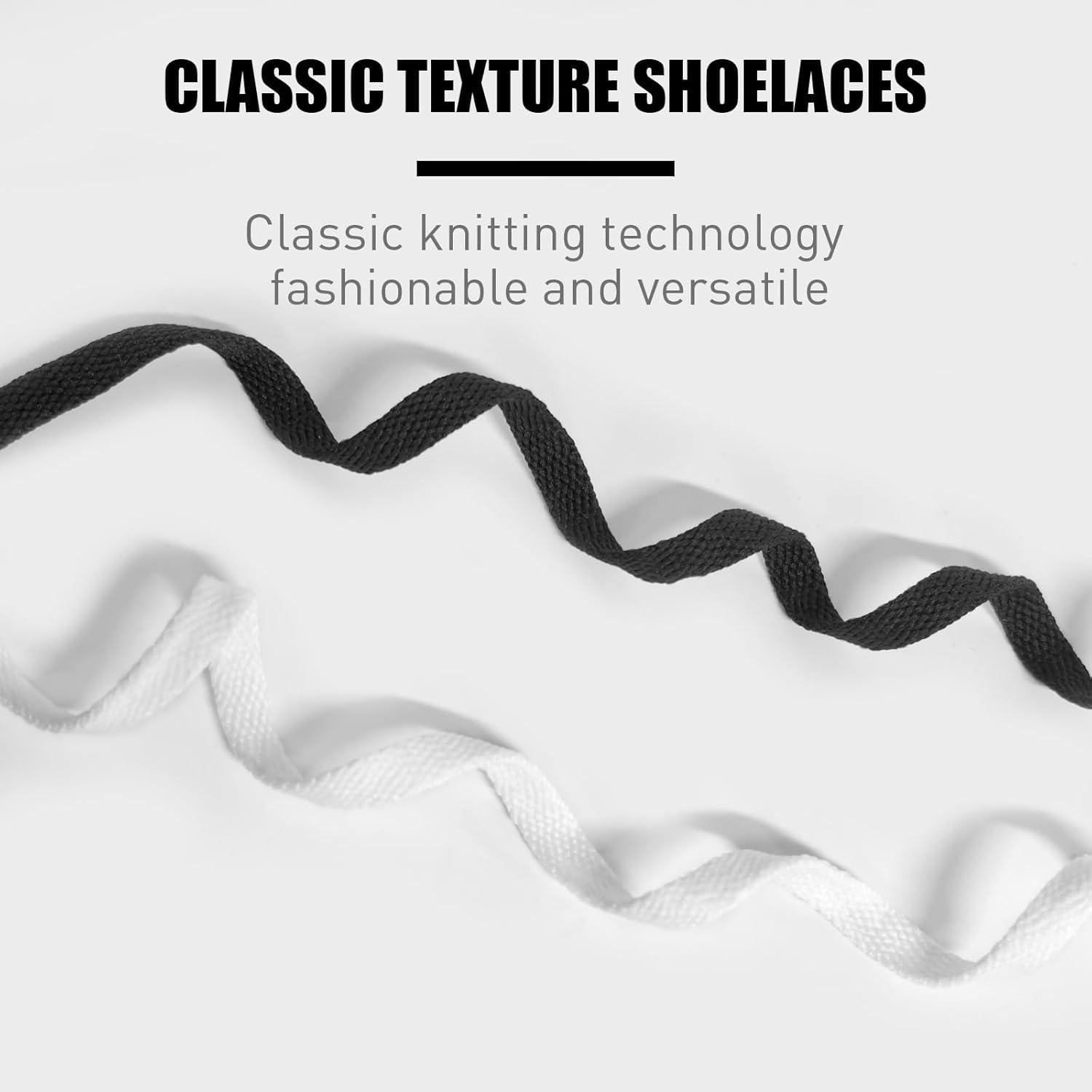 Cordoneras Planas Reebok Classic Vintage 90cm Algodón Negro