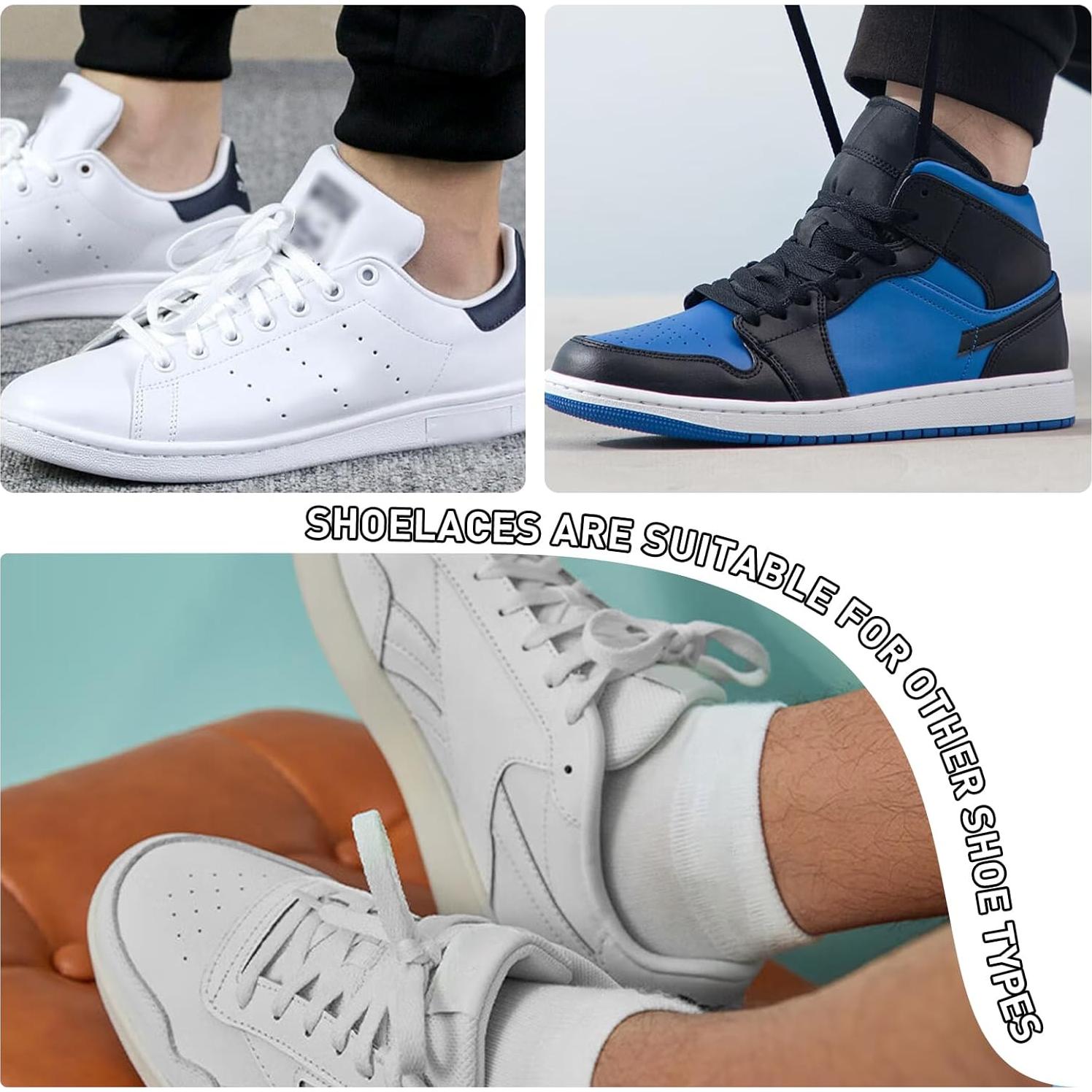 Cordoneras Planas Reebok Classic Vintage 90cm Algodón Negro