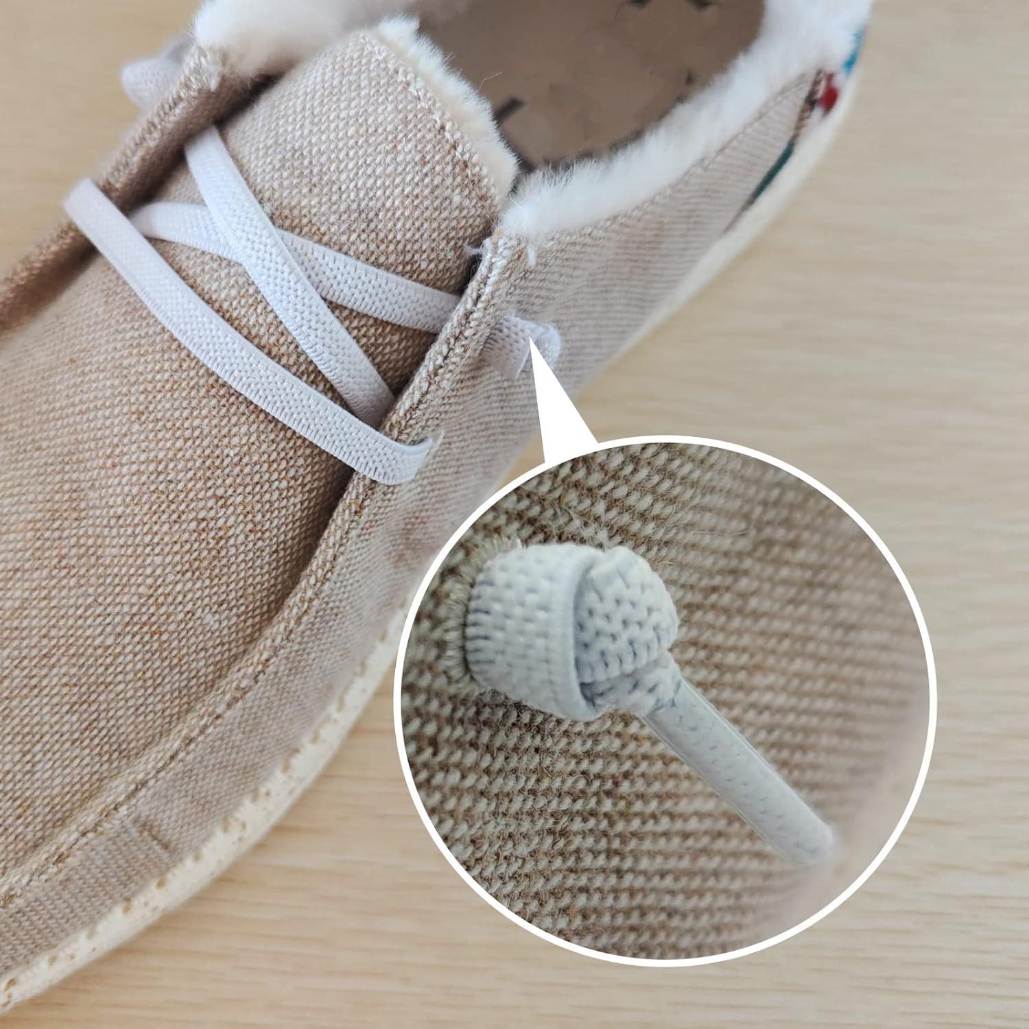 Agujetas Elásticas Planas UamGlsob 2 Pares 40.64 cm Blancas