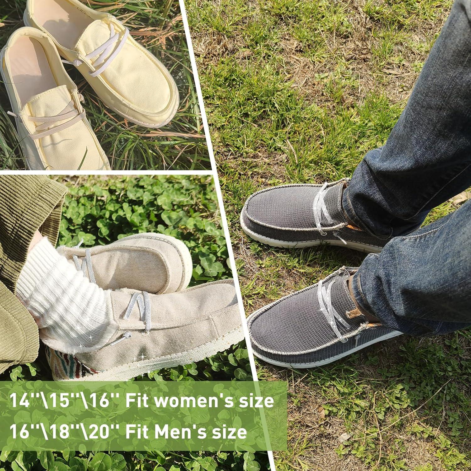 Agujetas Elásticas Planas UamGlsob 2 Pares 40.64 cm Blancas