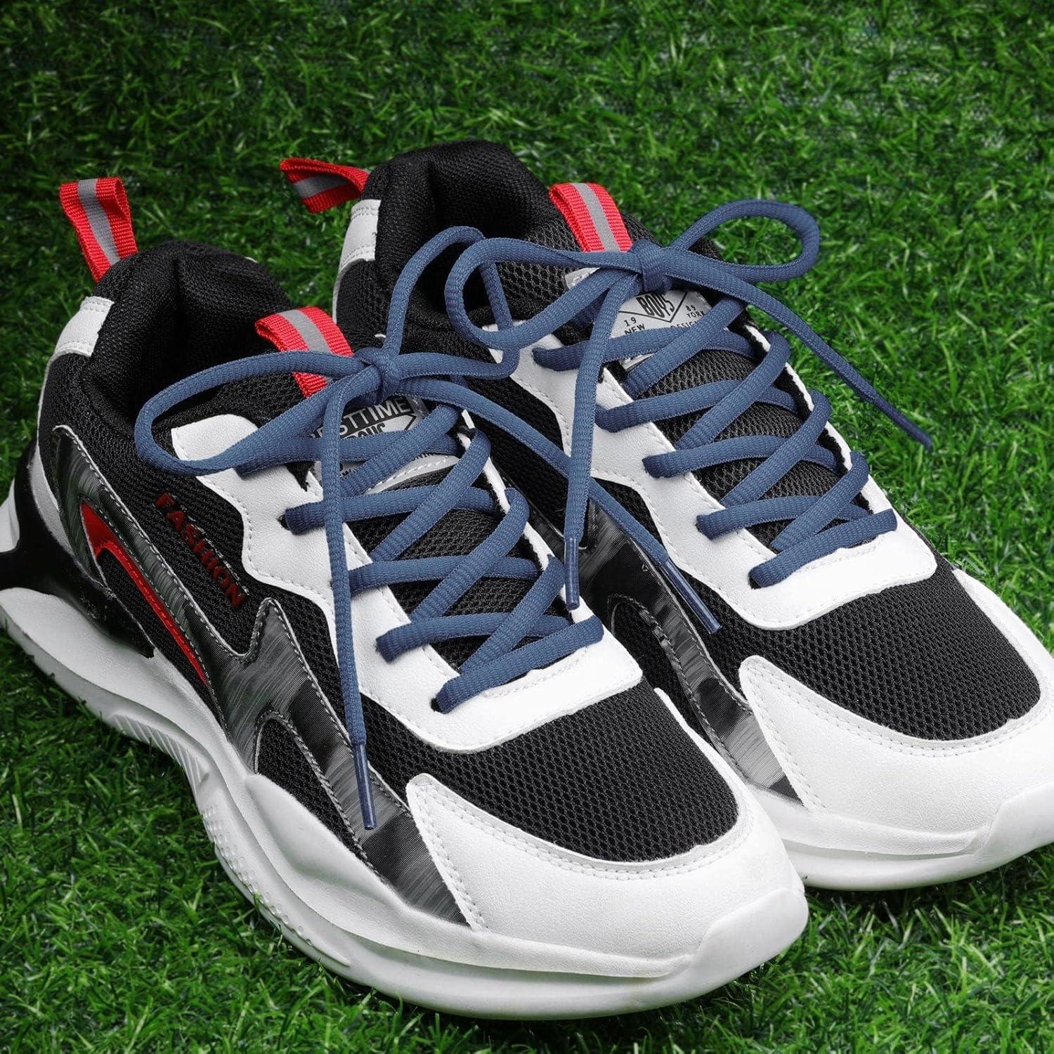 2 Pares de Cordones Ovalados Deportivos Puzeam 0.64 cm 30 Colores