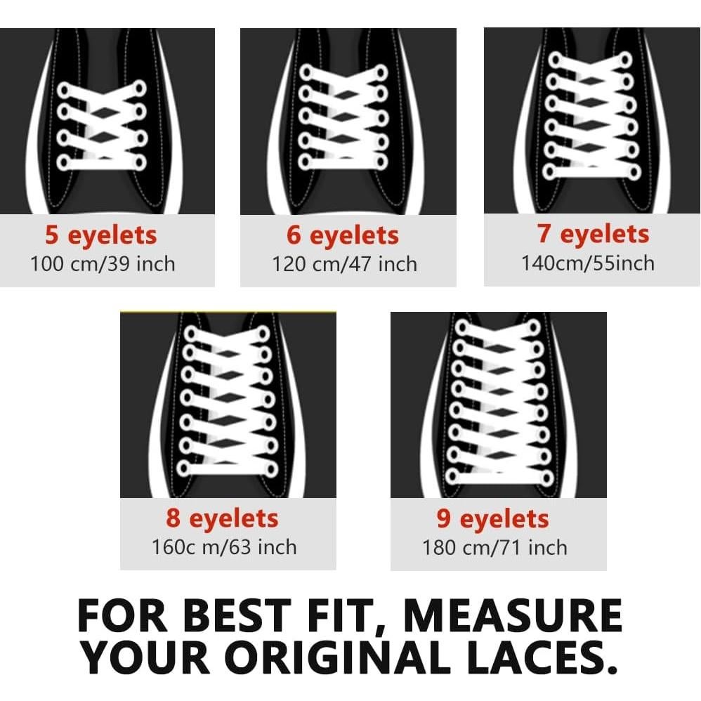 Cordones Redondos Antideslizantes 180 cm para Botas y Zapatillas