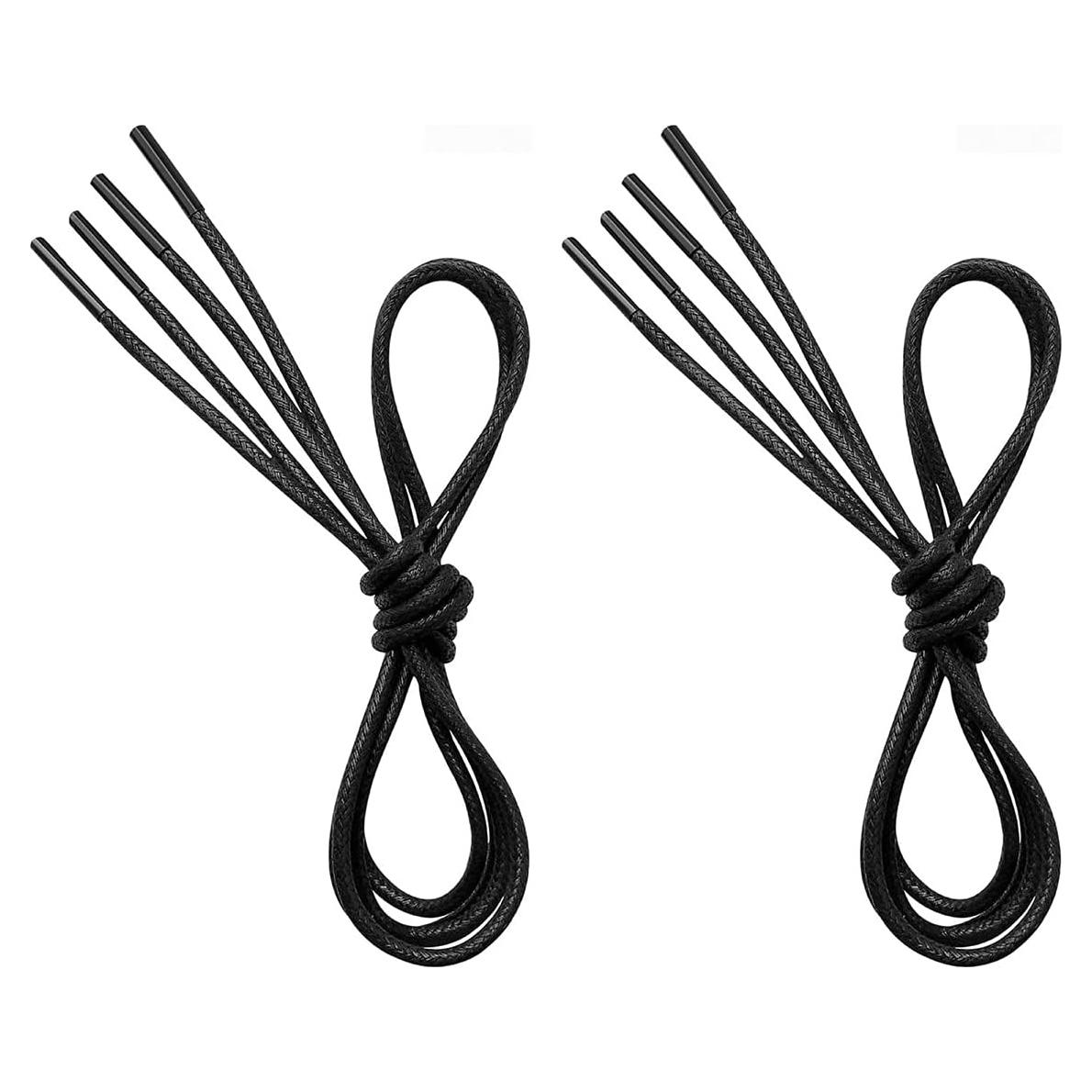 Cordones de Zapato de Vestir Redondos VSUDO 100 cm Negros