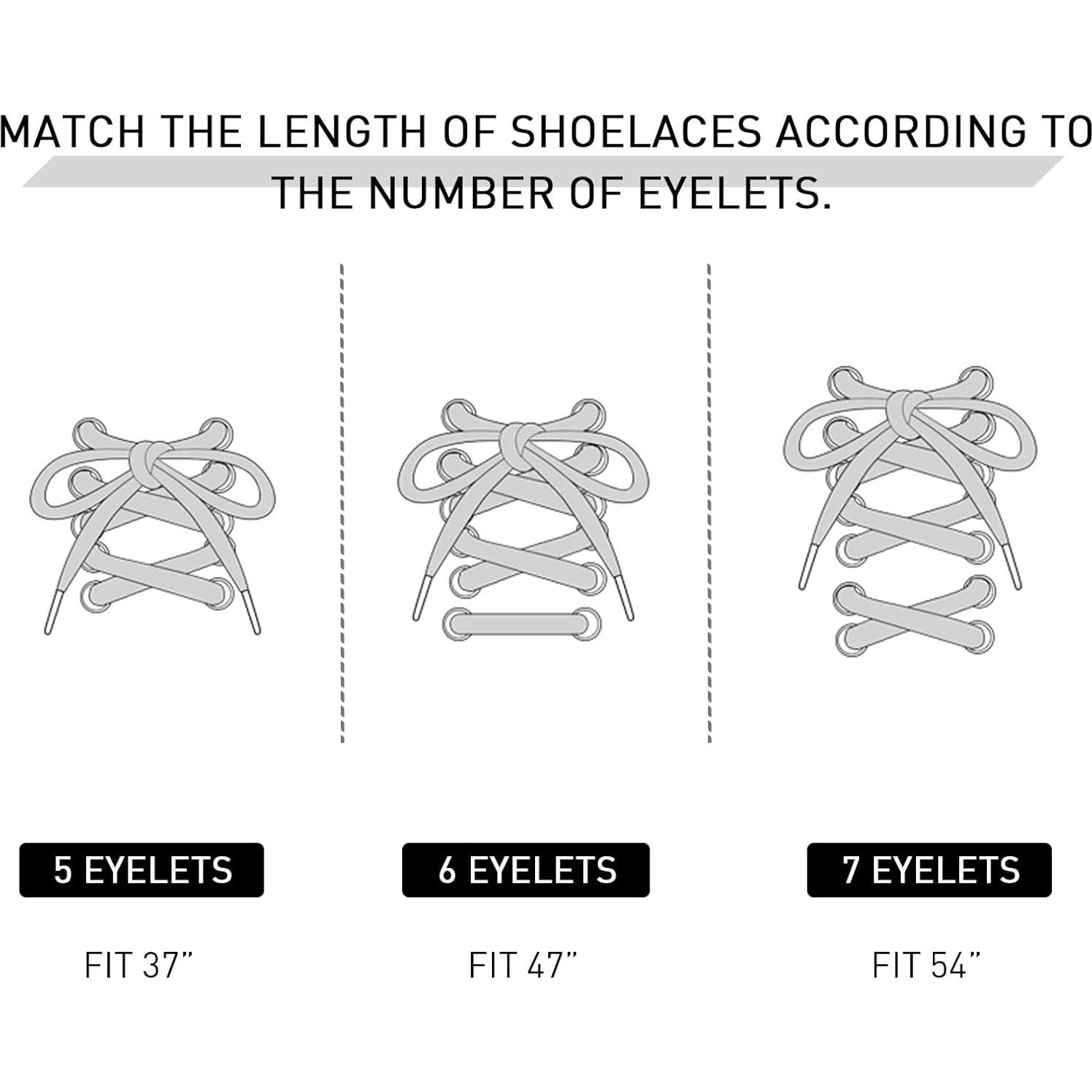 Cordoneras Redondas Reflectantes Negras 115cm para Botas