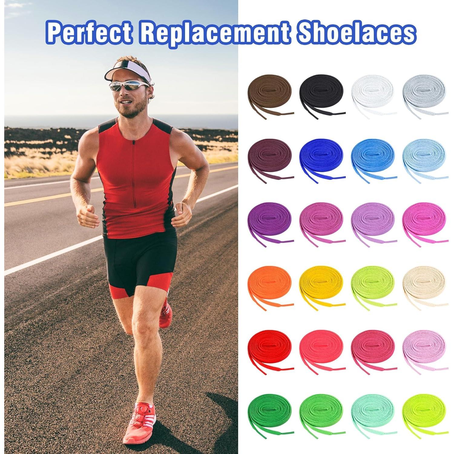 Cintas de Calzado Planas Auihiay 24 Pares 150 cm Colores