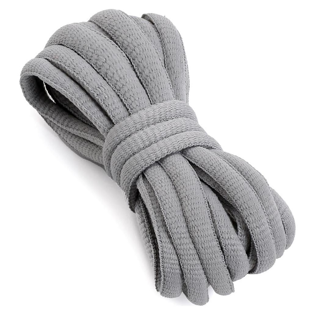 Cintas de Zapatos Ovaladas VSUDO 130cm Gris Claro - Deportivas