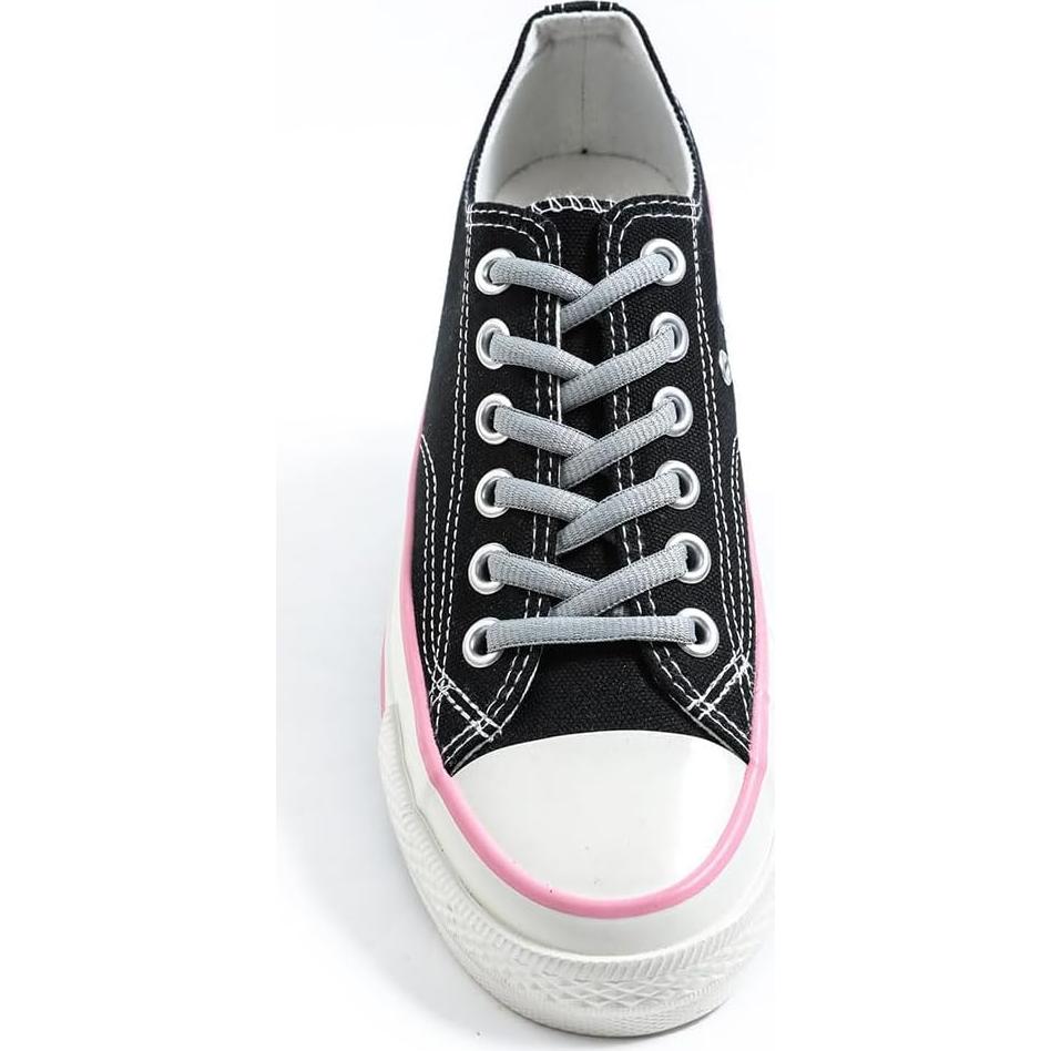 Cintas de Zapatos Ovaladas VSUDO 130cm Gris Claro - Deportivas