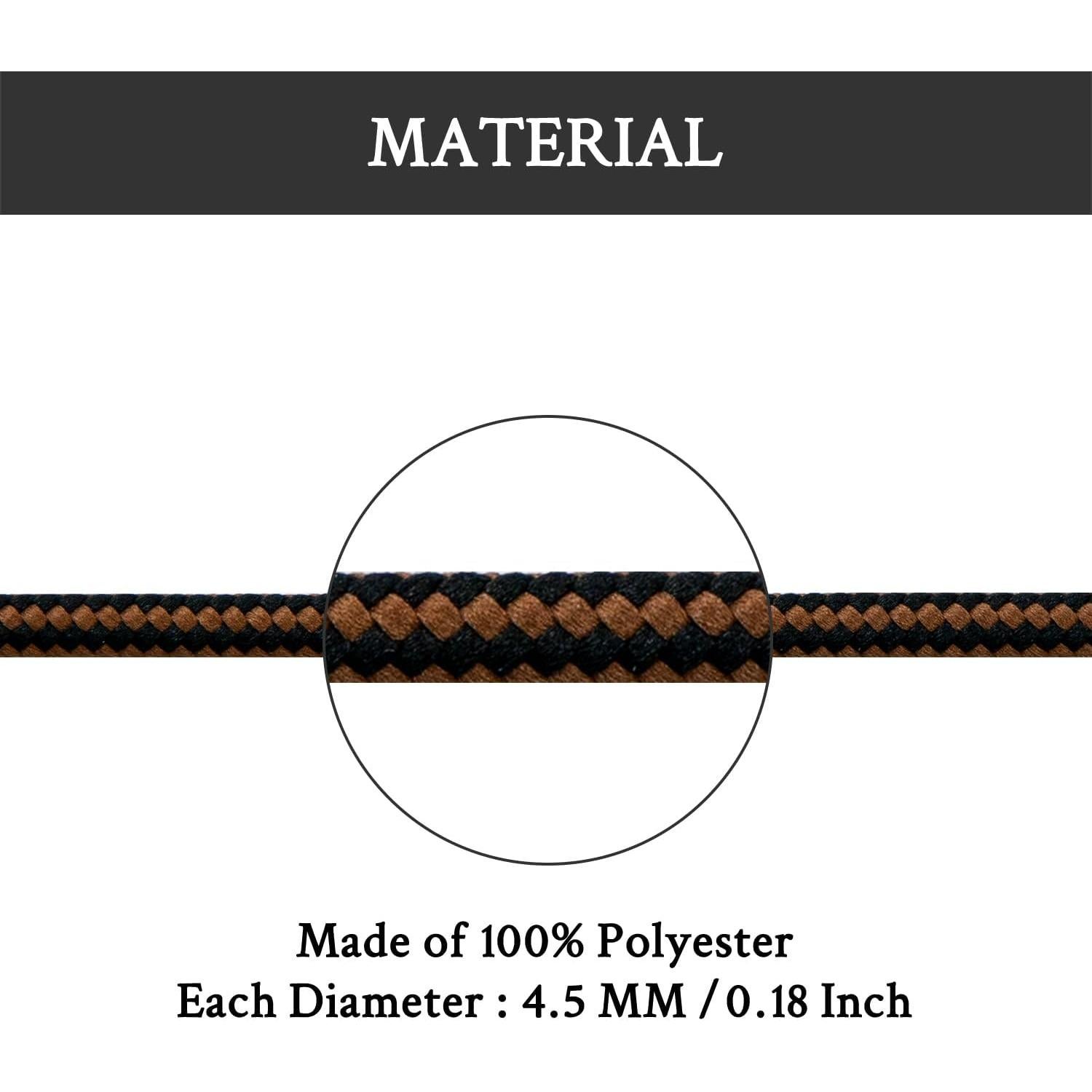 Cuerdas de Zapato Endoto 182.88 cm para Botas Georgia