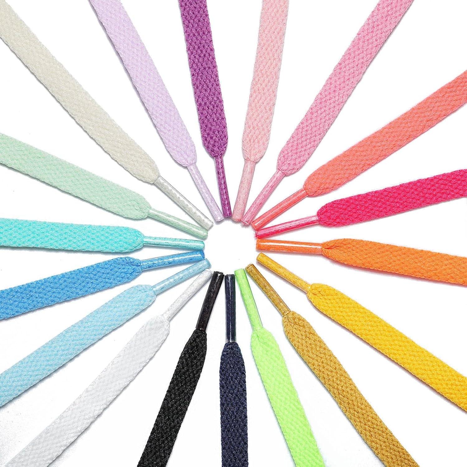 Cintas Planas Stepace 2 Pares 30-72" (76-182 cm) 26 Colores