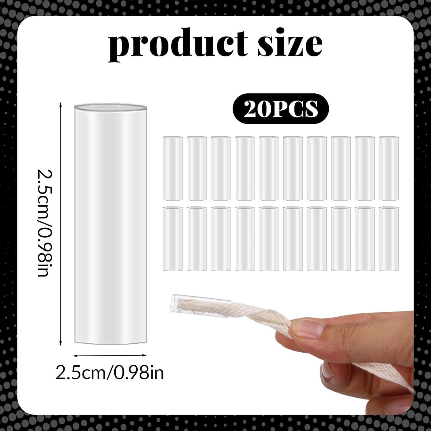 20 Puntas Transparentes para Cordoneras Xthrotsenk 5 mm