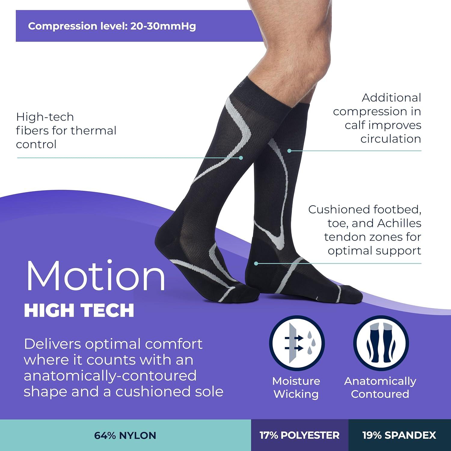 Calcetines de Compresión Sigvaris Motion High Tech 20-30mmHg