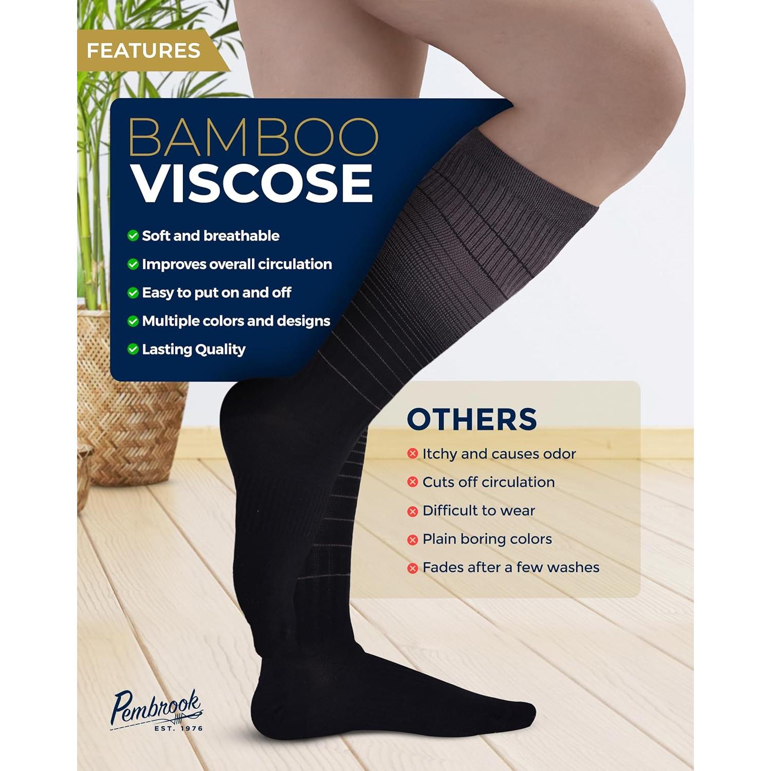 Calcetines de Compresión Ligera Pembrook - 3 Pares 8-15 mmHg