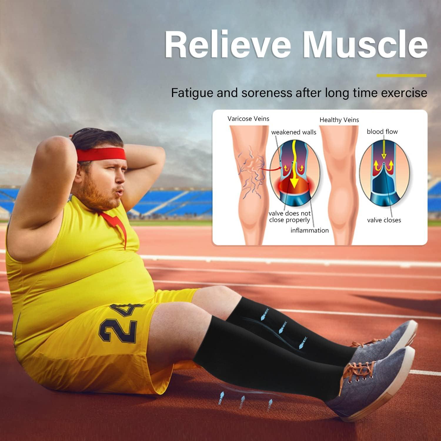 Calcetines de Compresión Diu Life 3 Pares Talla Grande Negro