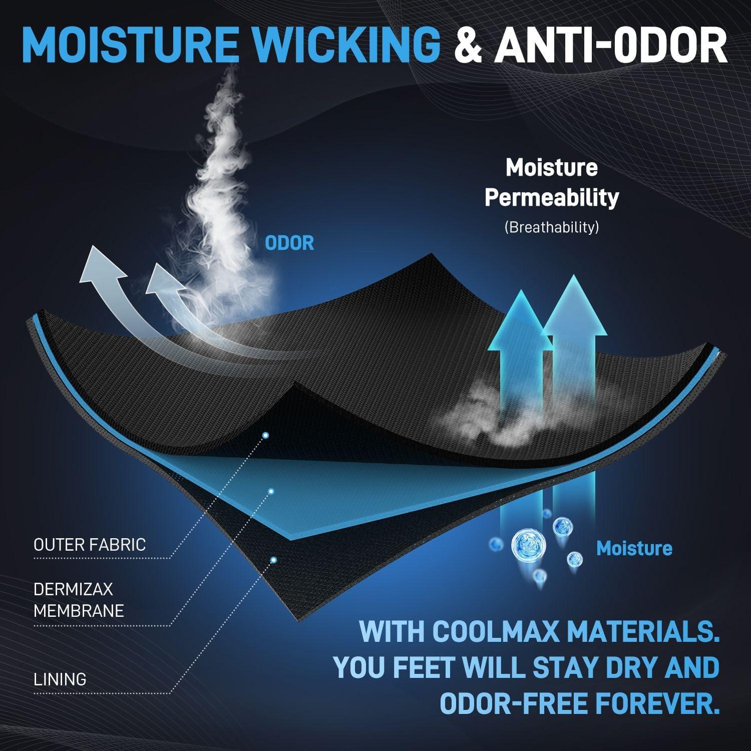 Calcetines de Compresión IRAMY para Mujeres - 3 Paquetes Coolmax