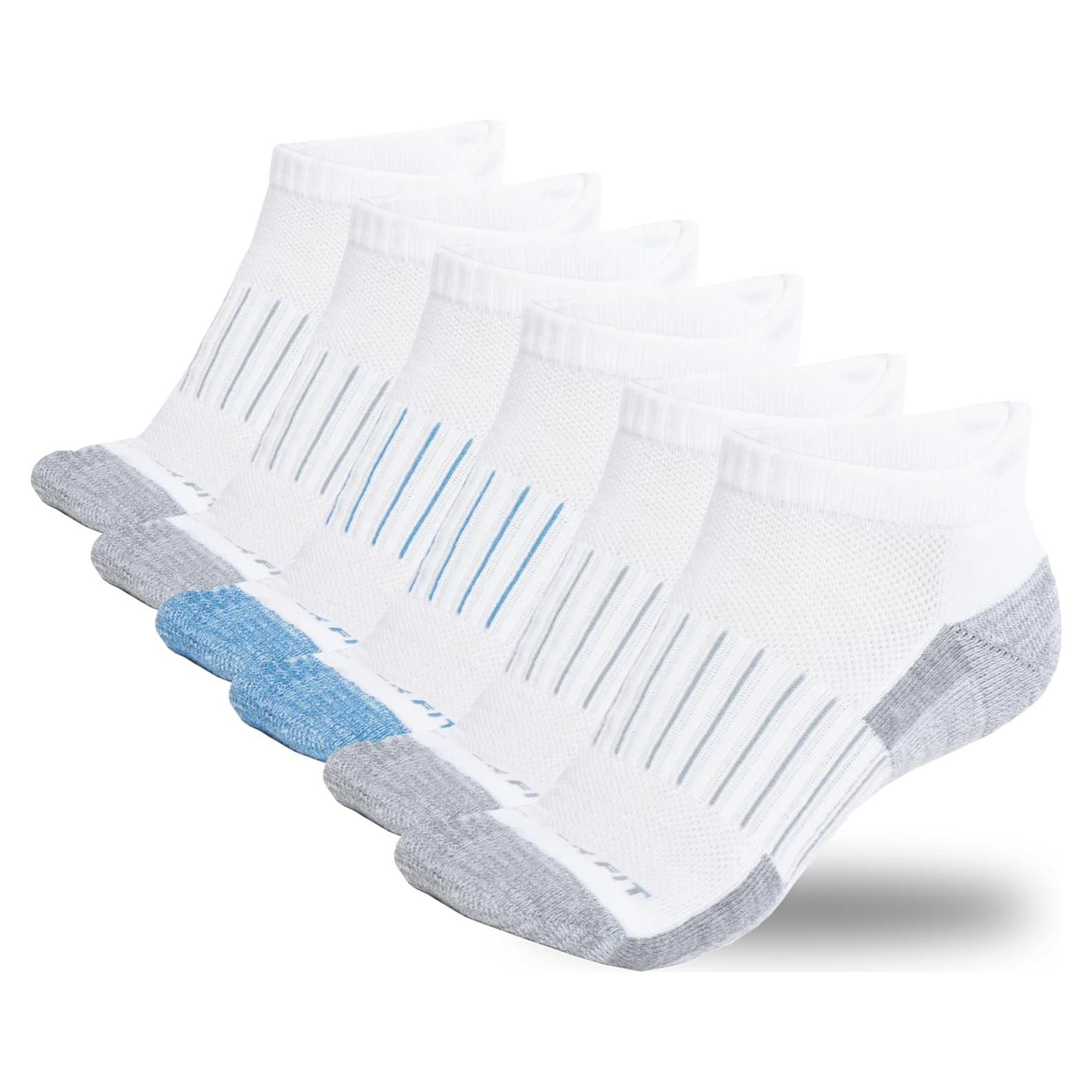 Calcetines Deportivos Copper Fit 3 Pares Tobillo Blanco