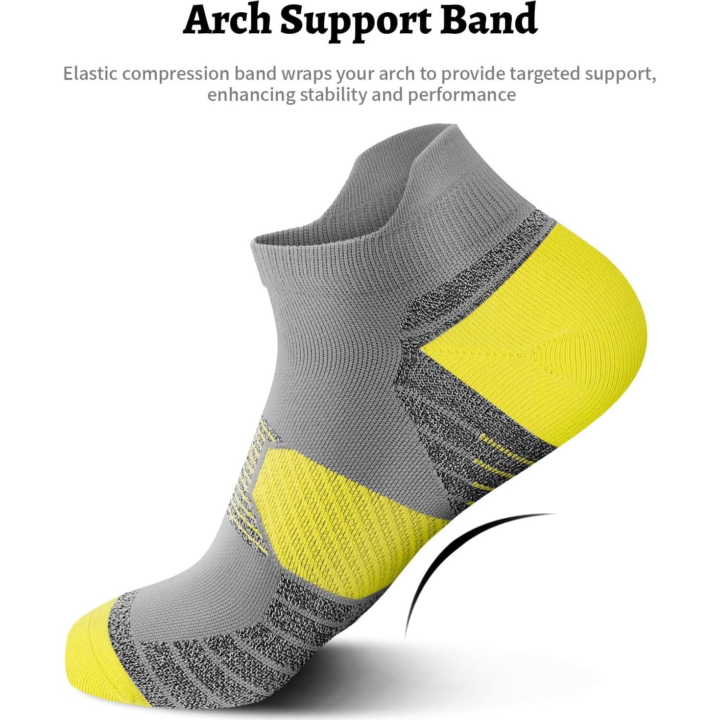 Calcetines de Compresión PAPLUS para Correr Mujeres - 6 Pares