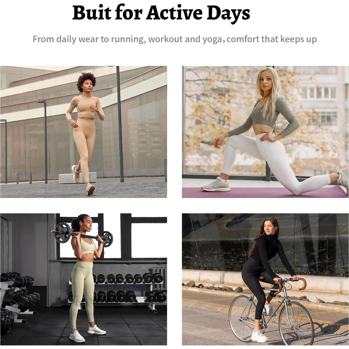 Calcetines de Compresión PAPLUS para Correr Mujeres - 6 Pares