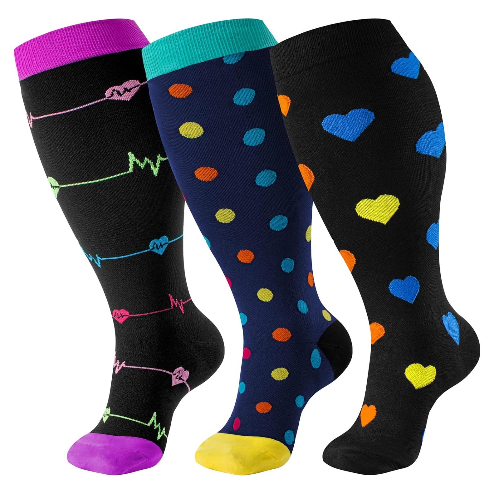 Calcetines de Compresión Cerpit Talla Grande 20-30 mmHg